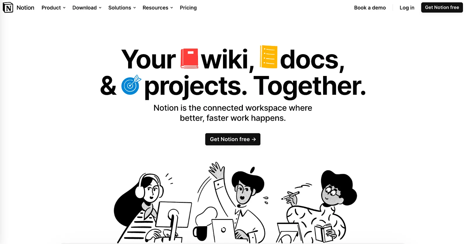 Notion.so project management tool for startups