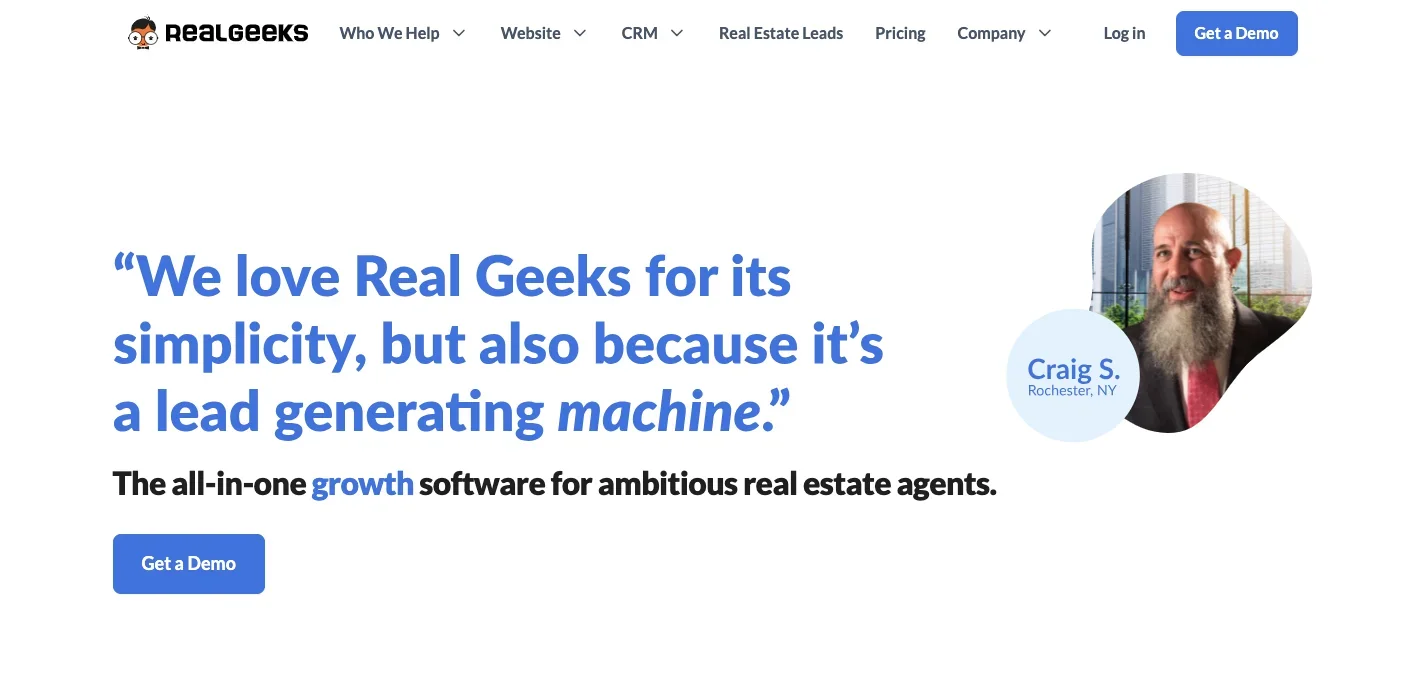 RealGeeks_homepage