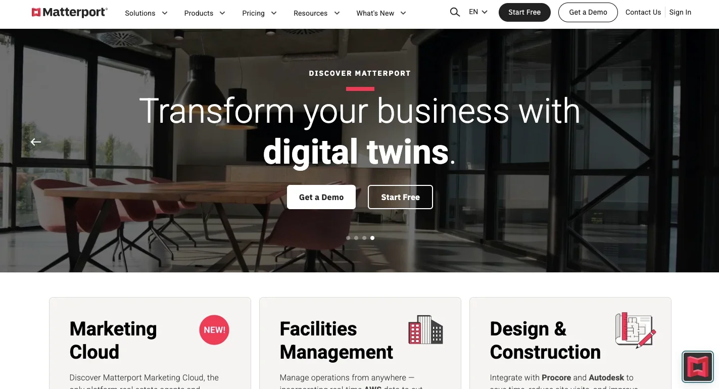 Matterport_homepage