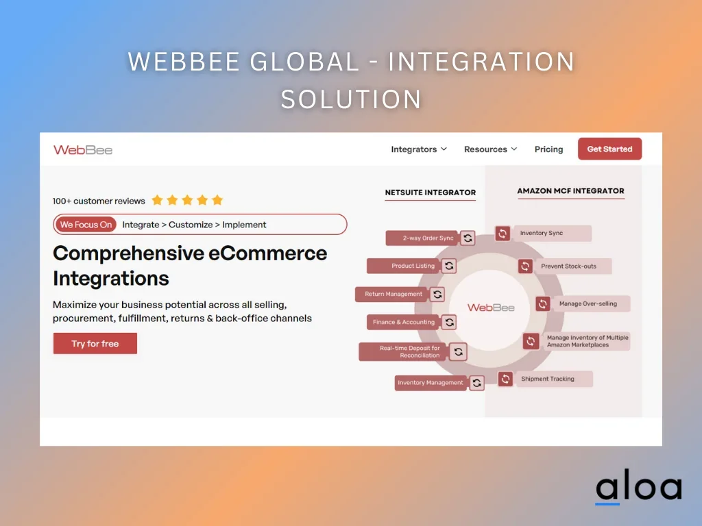WebBee Global homepage