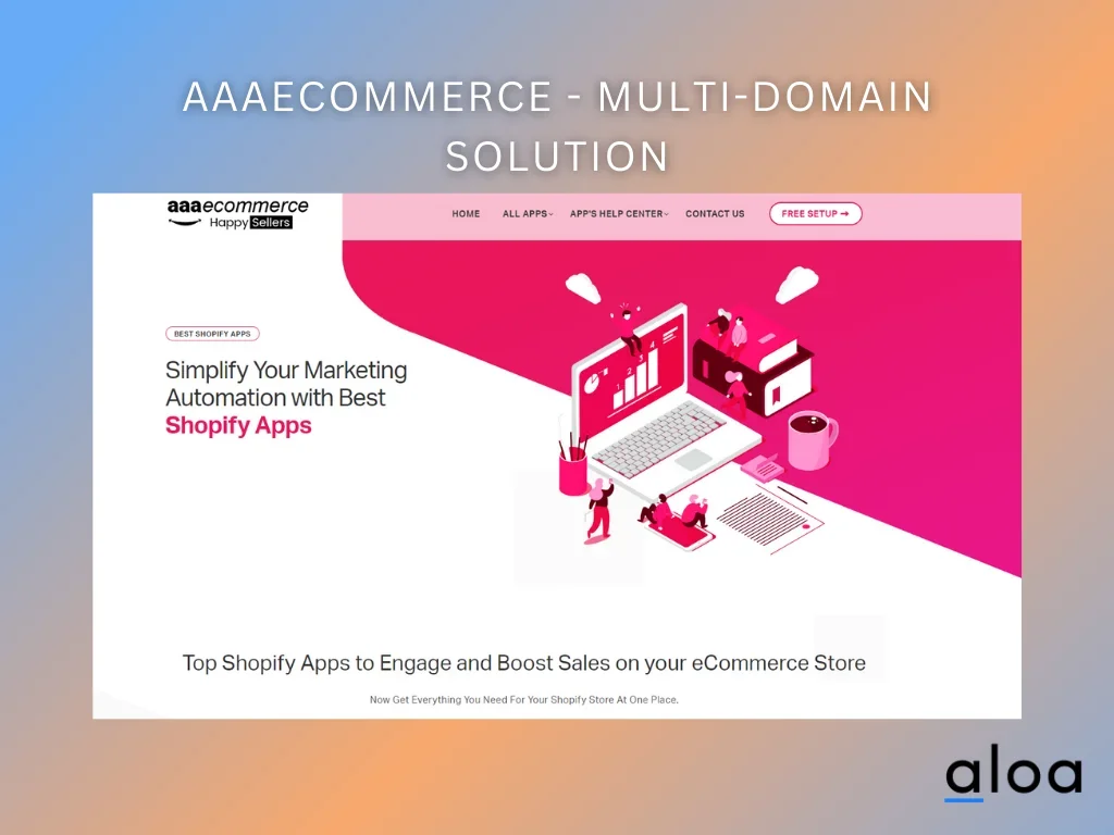 AAAecommerce homepage