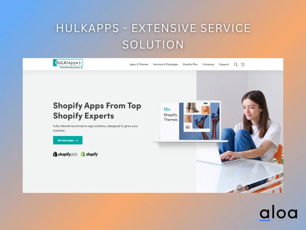 HulkApps homepage