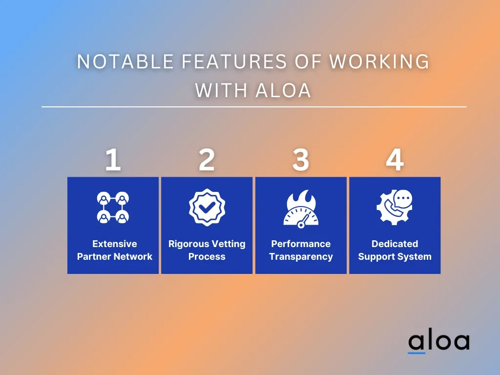 Notable features of working with Aloa