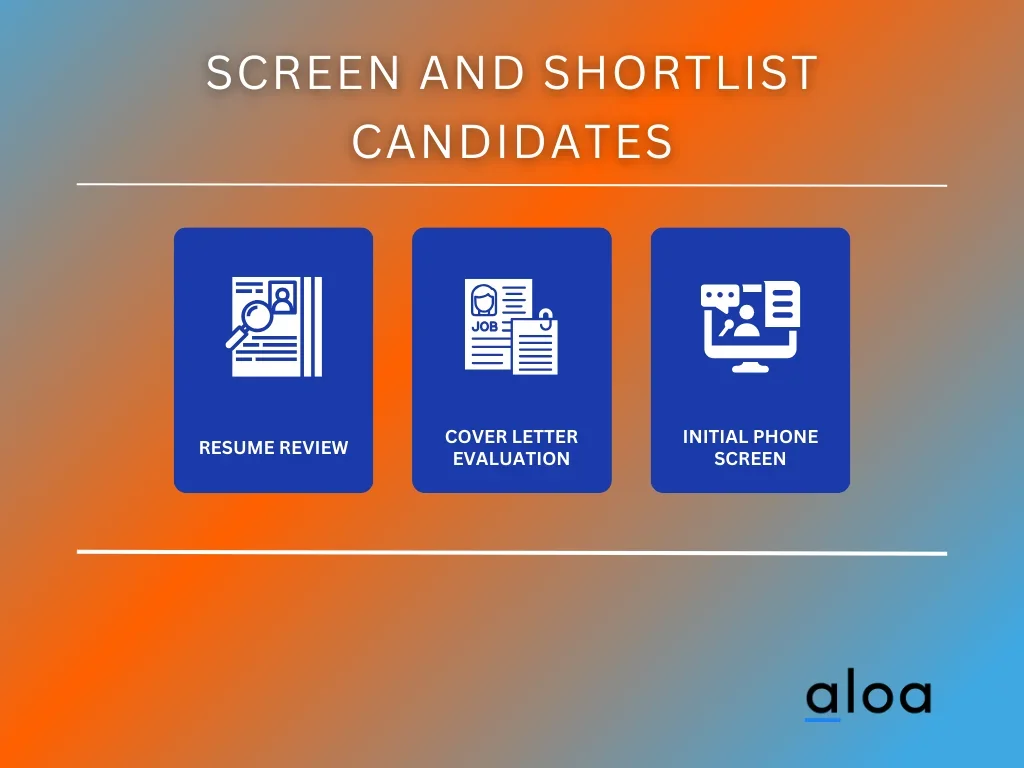 Screen and Shortlist Candidates