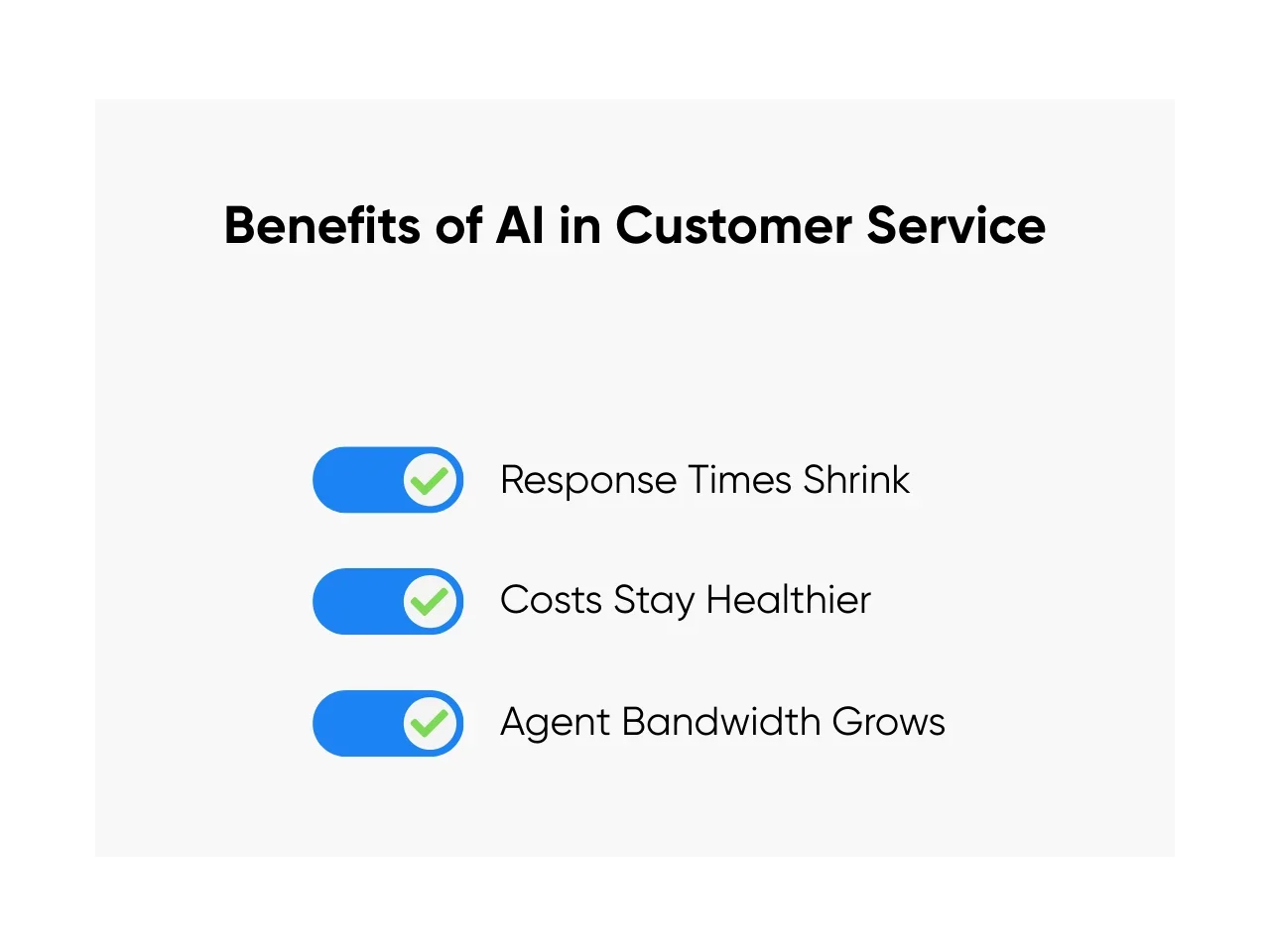 Benefits of AI in Customer Service