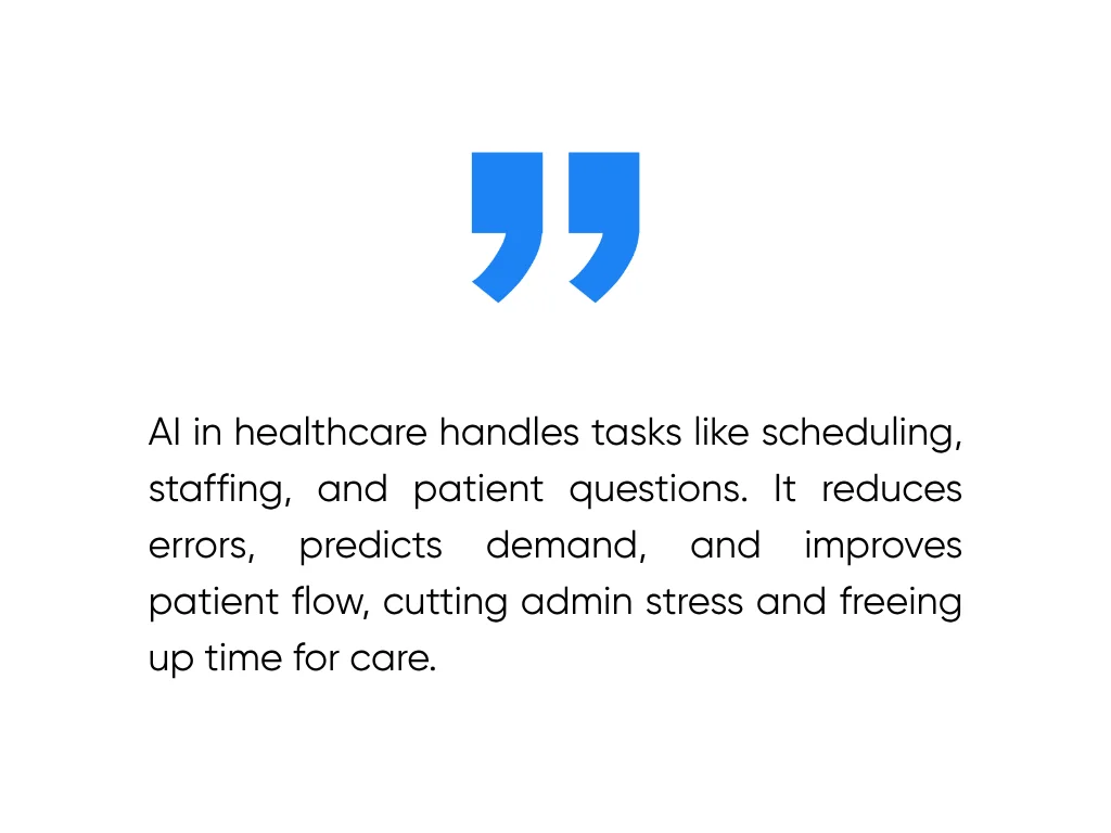 Overview of AI in healthcare administration