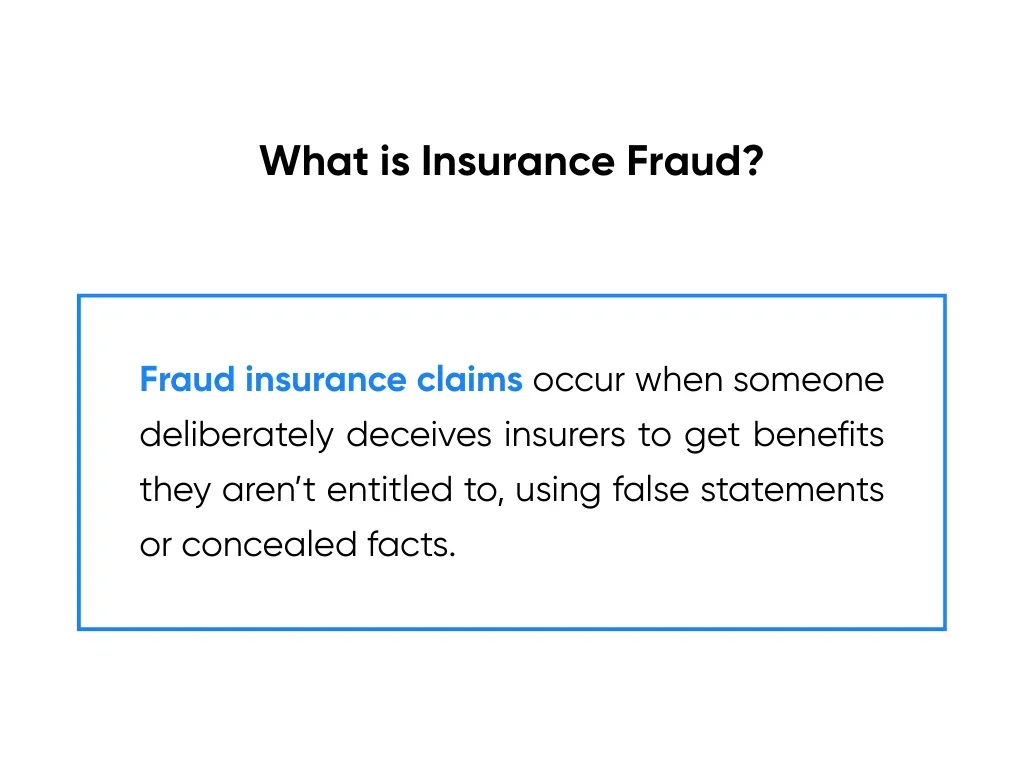 What is Insurance Fraud