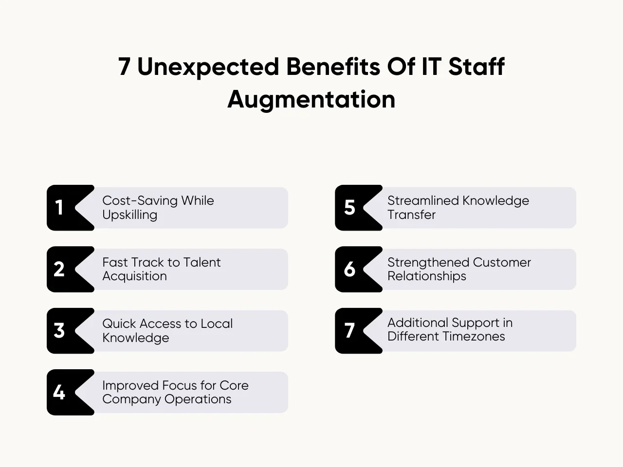 7 Unexpected Benefits Of IT Staff Augmentation