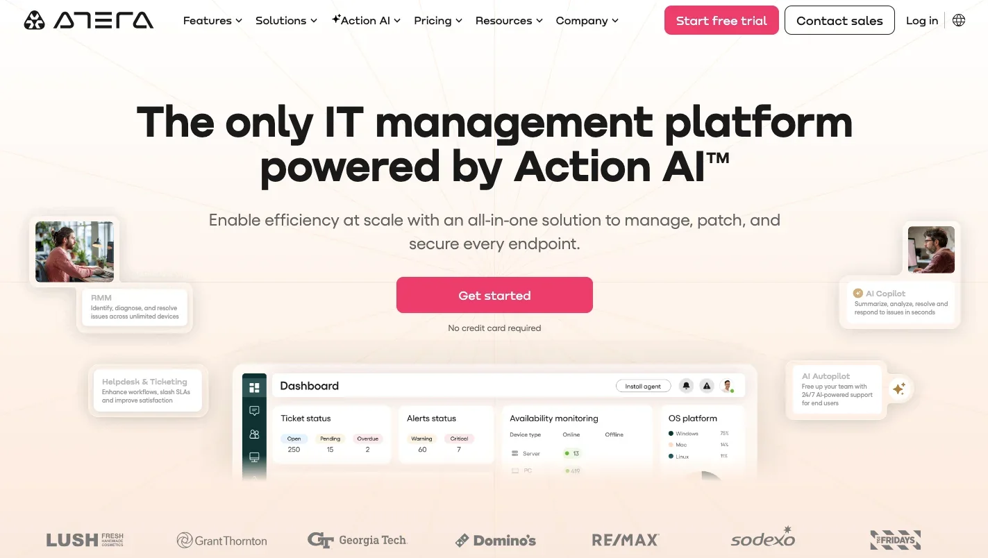 Atera - Best for Managed Service Providers