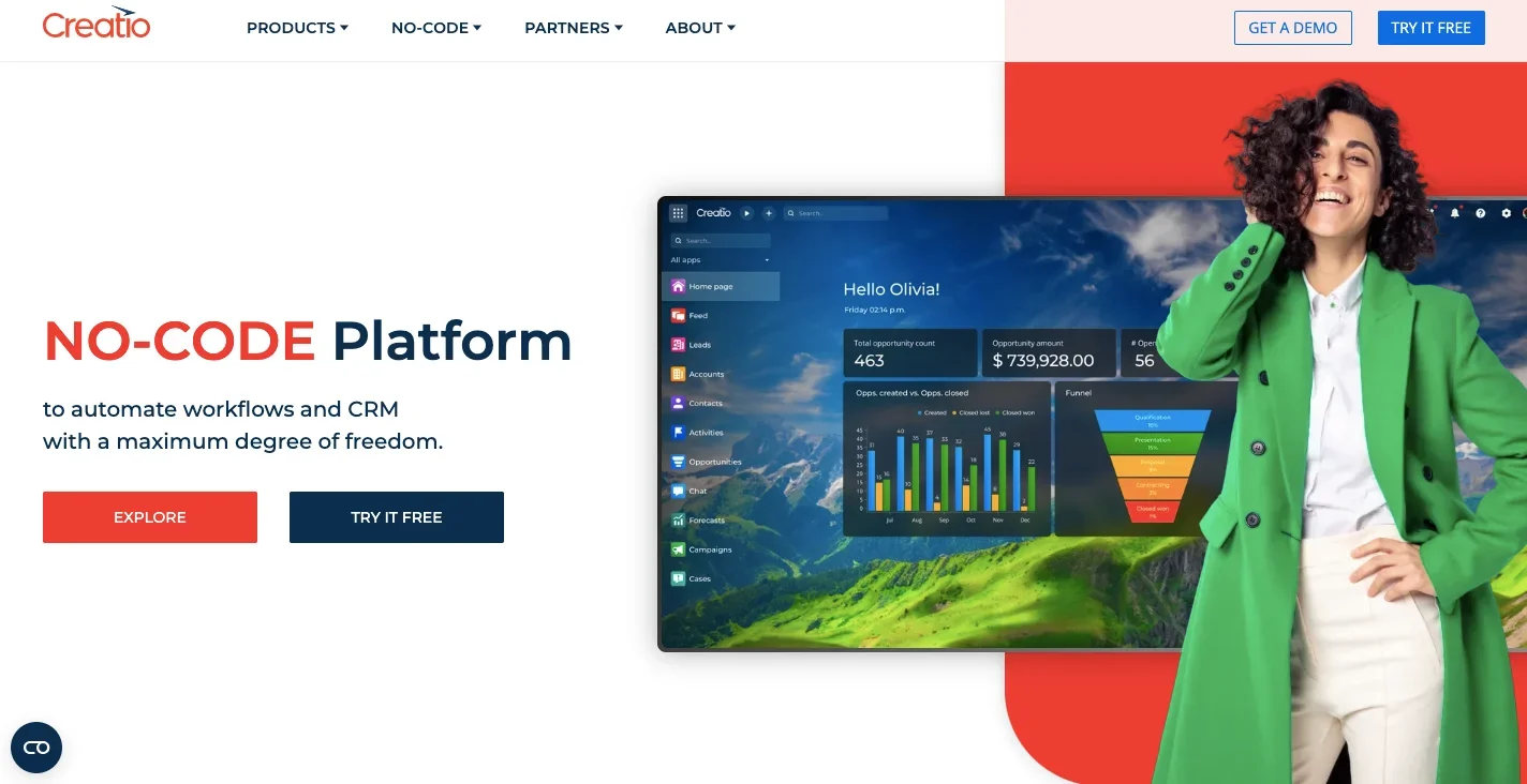Creatio_homepage
