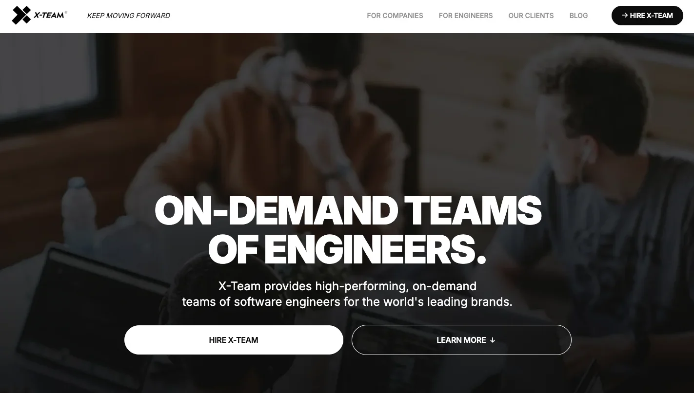 X Team_homepage
