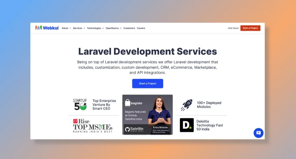 Webkul - Custom Laravel Solutions