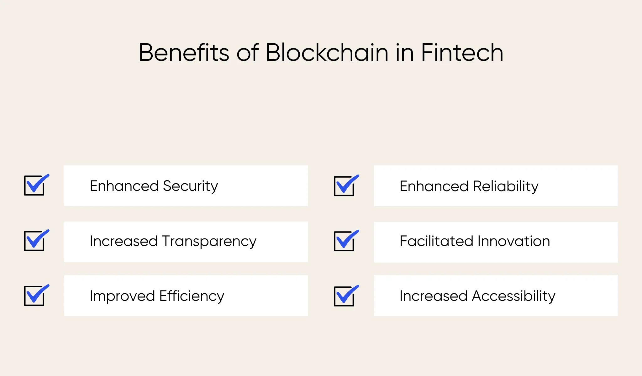 Key benefits of blockchain technology in fintech