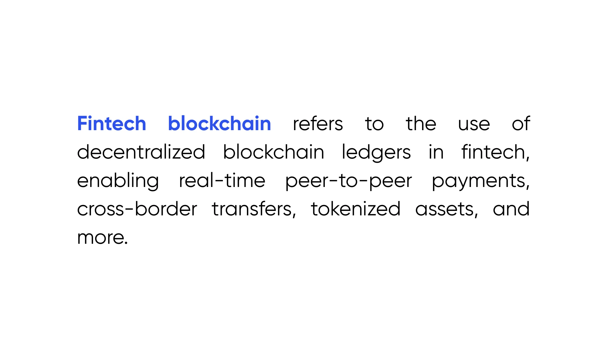 Overview of fintech blockchain and how it works