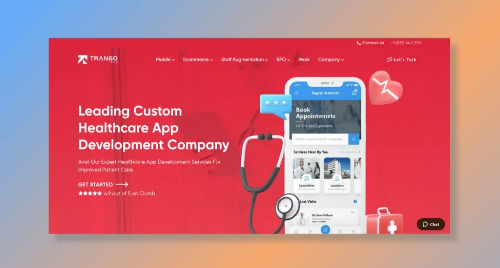 7. Trango Tech - HIPAA-Compliant Applications