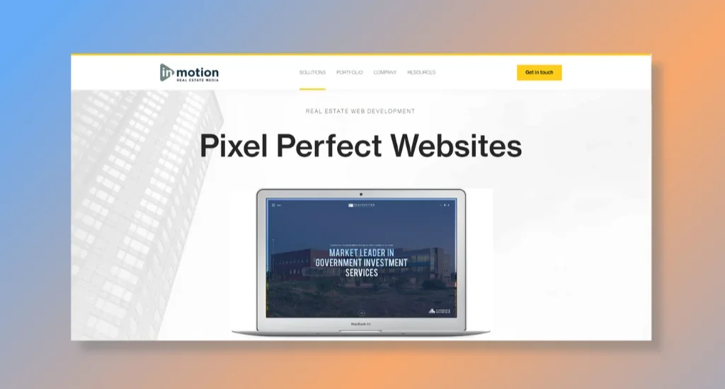 InMotion Real Estate Media - Creating Custom-Designed, Pixel-perfect Websites