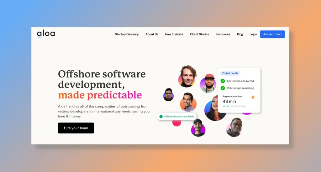 Aloa - Top Pick To Hire Custom Software Development India Experts