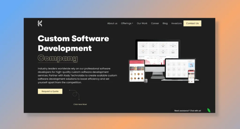 Kody Technolabs - Implement Enterprise-Grade Solutions