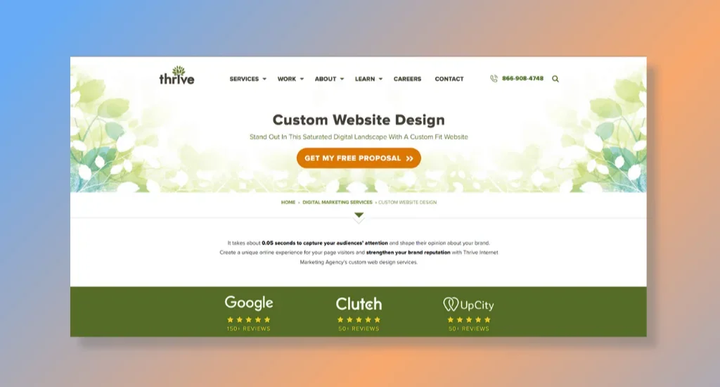 Thrive - Best for Responsive Custom Website Design