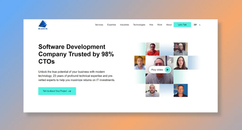 Radixweb - Helping Businesses Transform Digitally