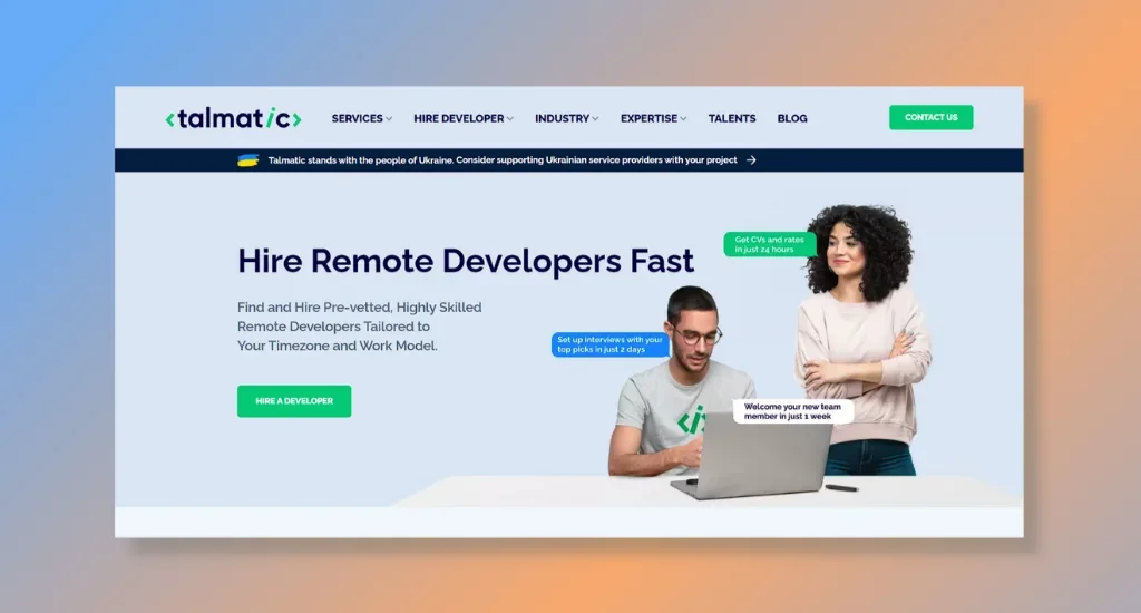Talmatic - Hire Remote Developers Fast