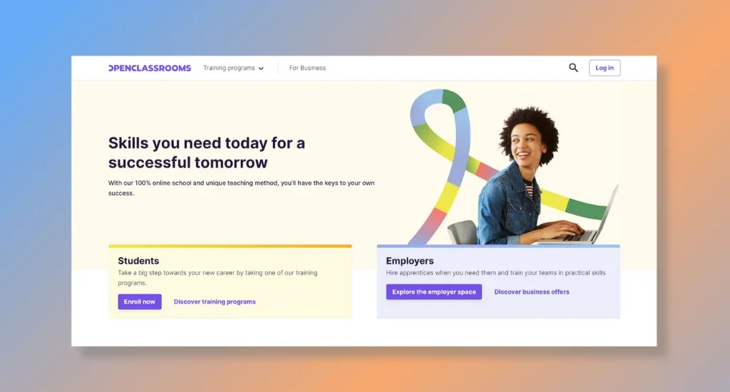 OpenClassrooms - Providing Online Education and Training Programs