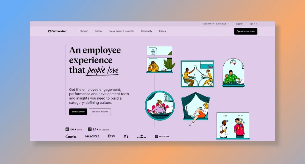 CultureAmp - Best for Culture Defining Insights