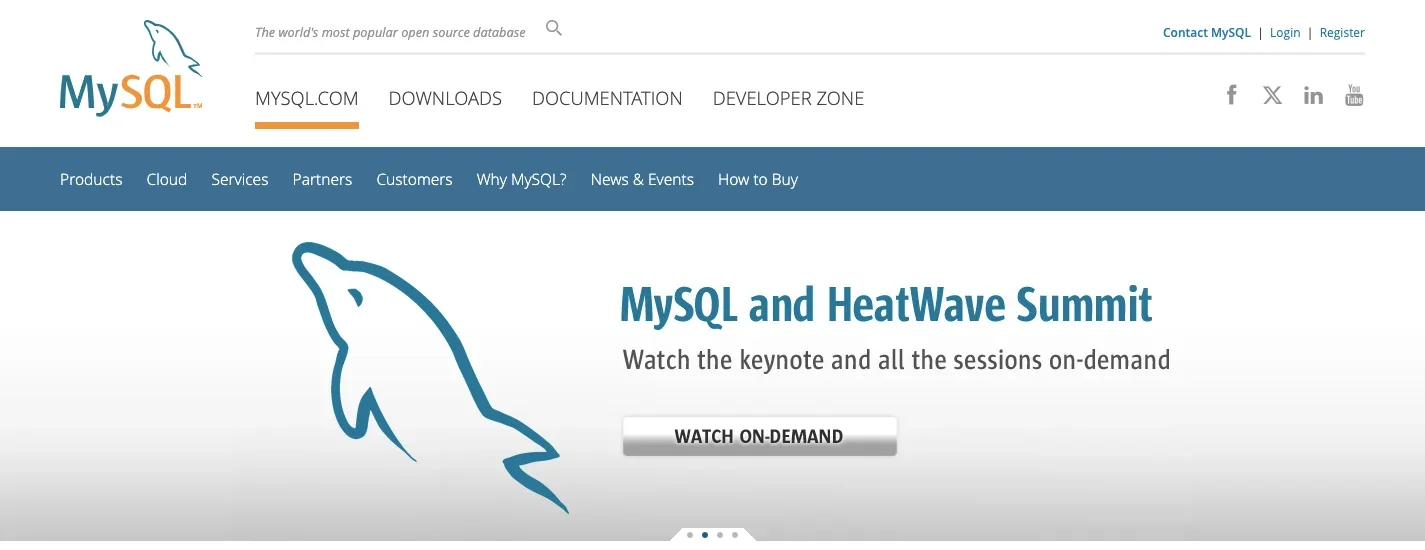 MySQL_homepage