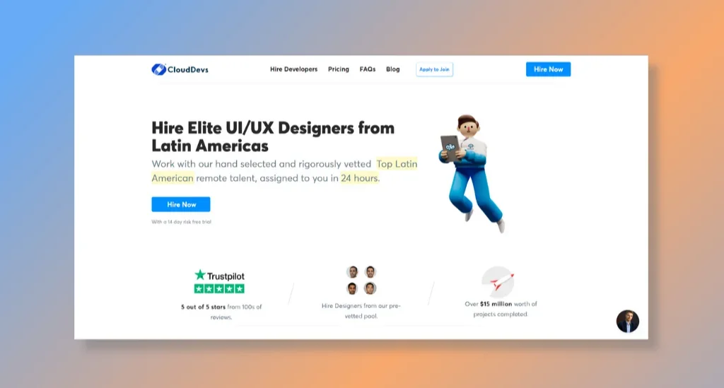 CloudDevs - UX/UI Design Focused Platform
