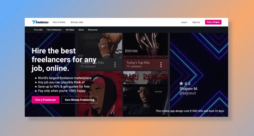 Freelancer - Best for Versatile Project Execution
