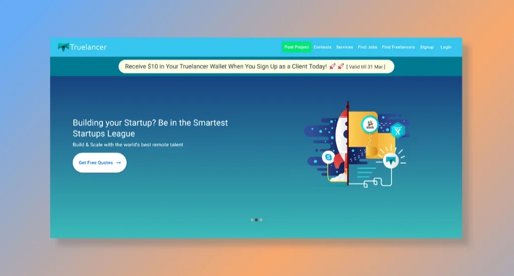 Truelancer - Best for Tailored Freelance Solutions