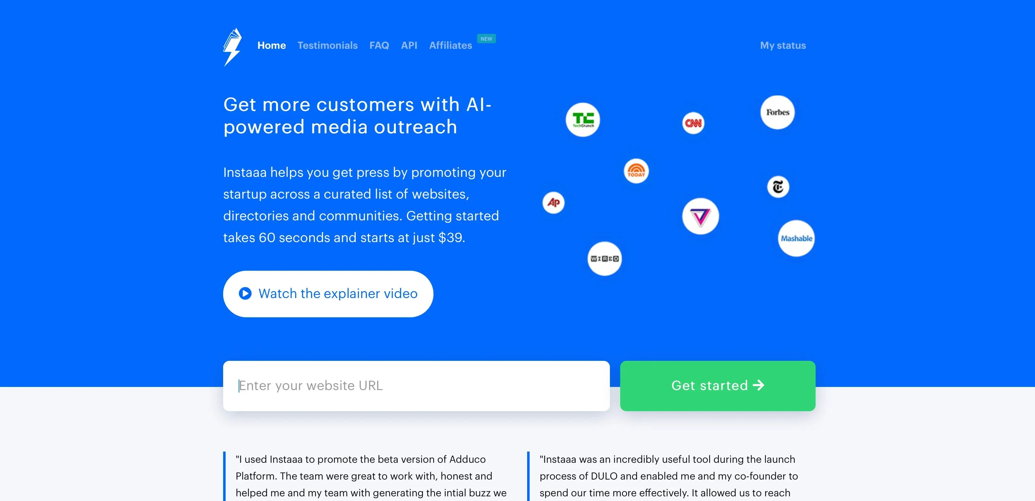 Instaaa - Automated Startup Promotion