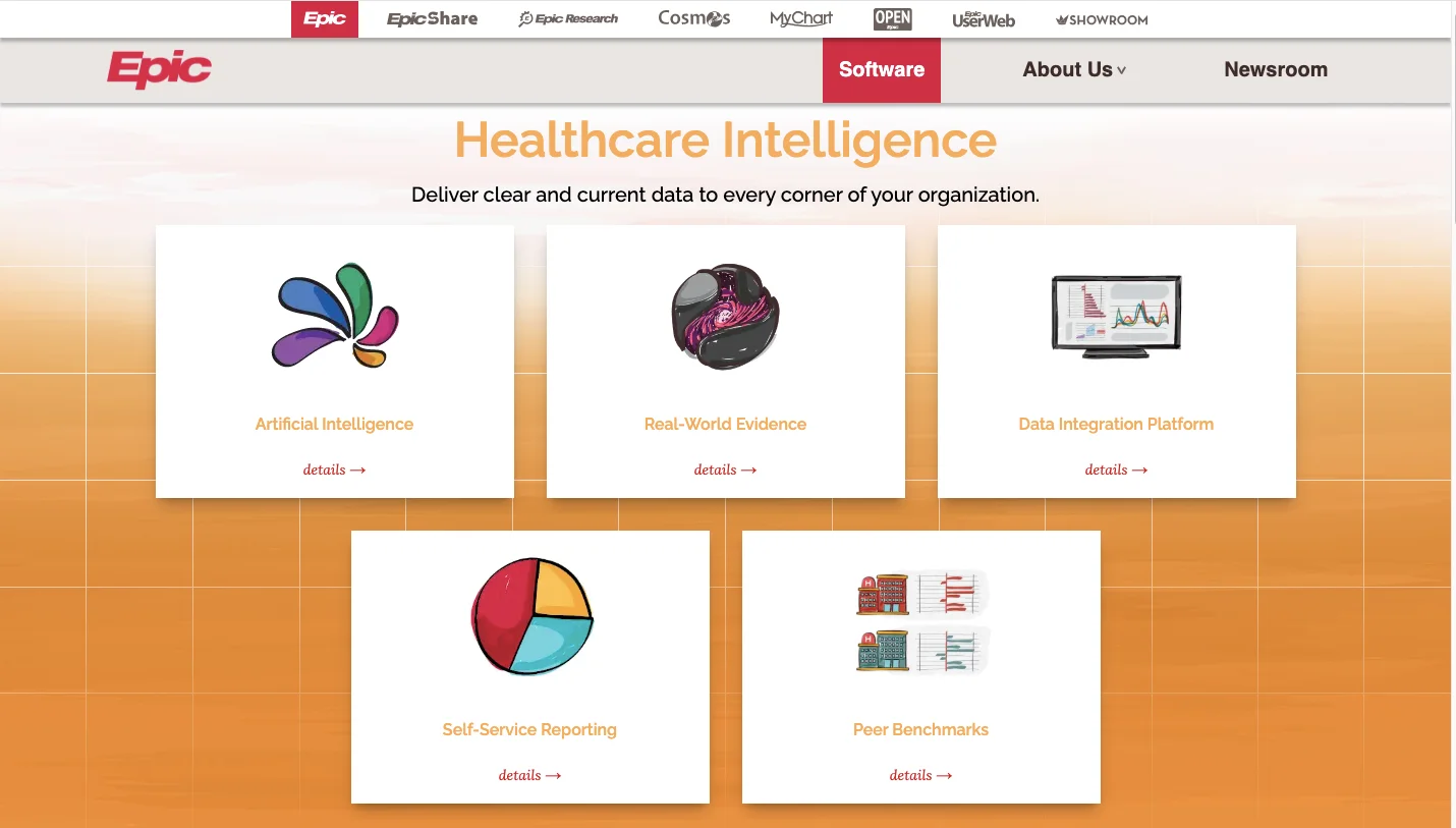 Epic Systems homepage