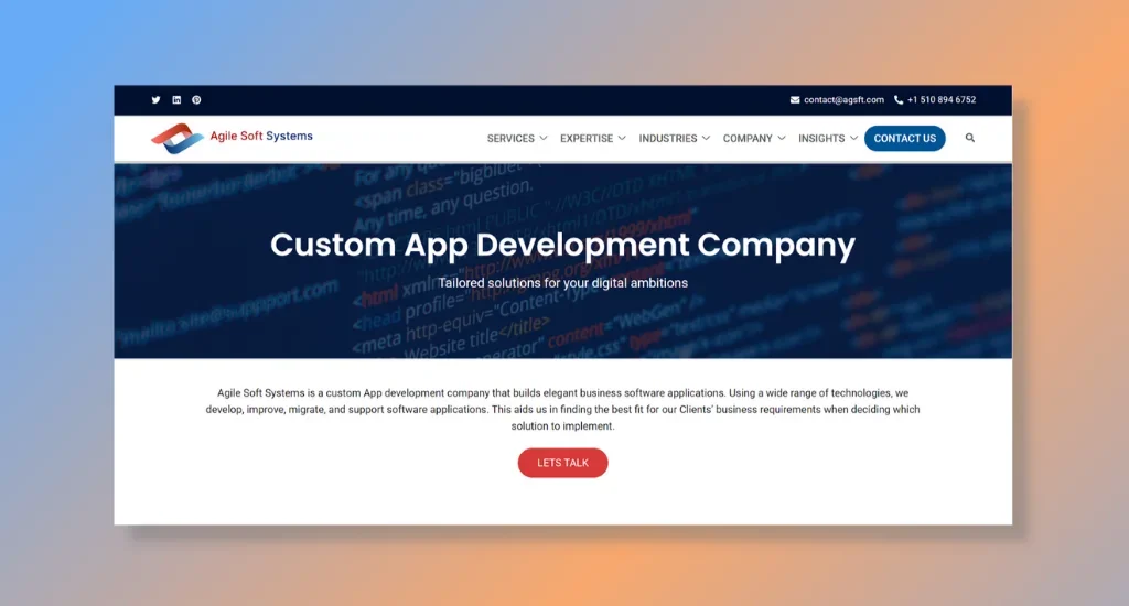 Agile Soft Systems - Custom Software Development