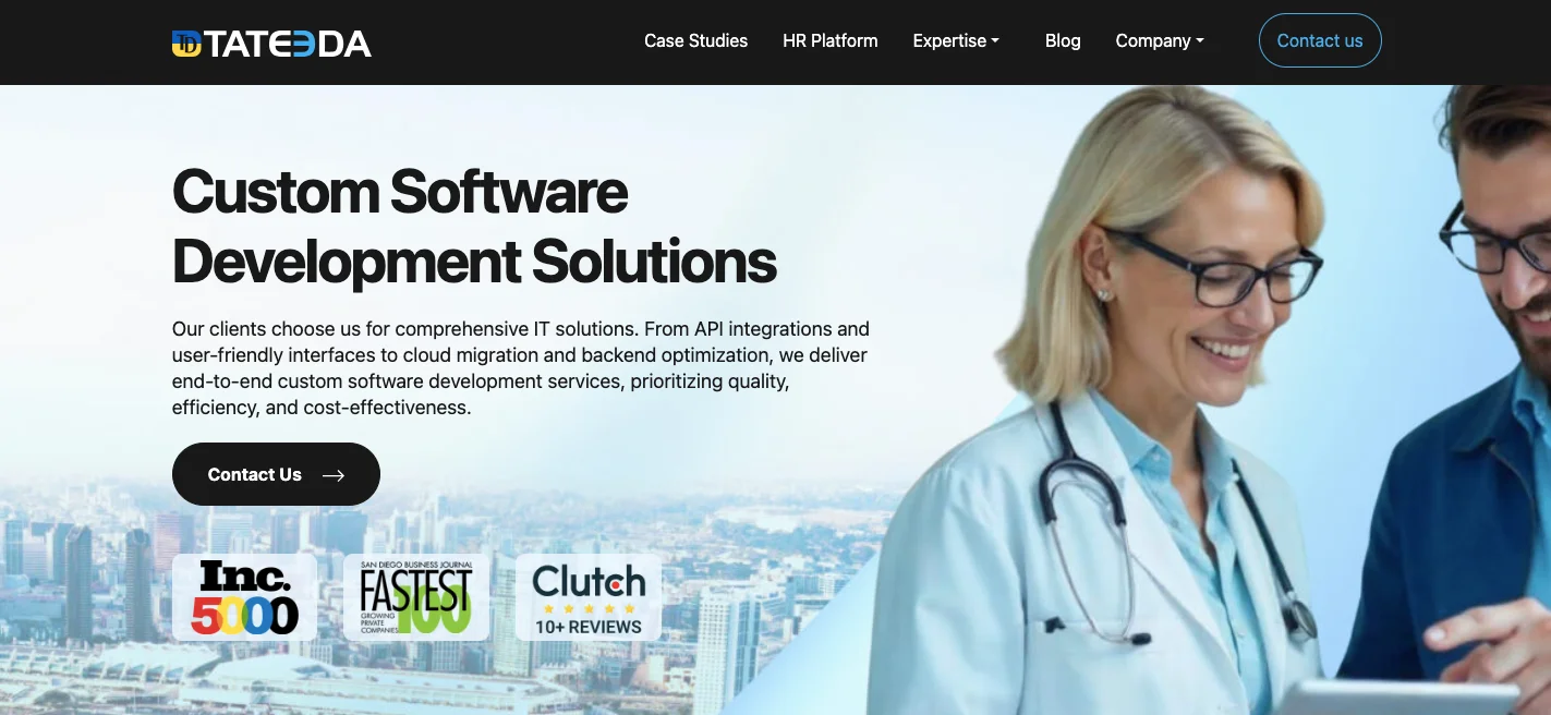 Tateeda company homepage