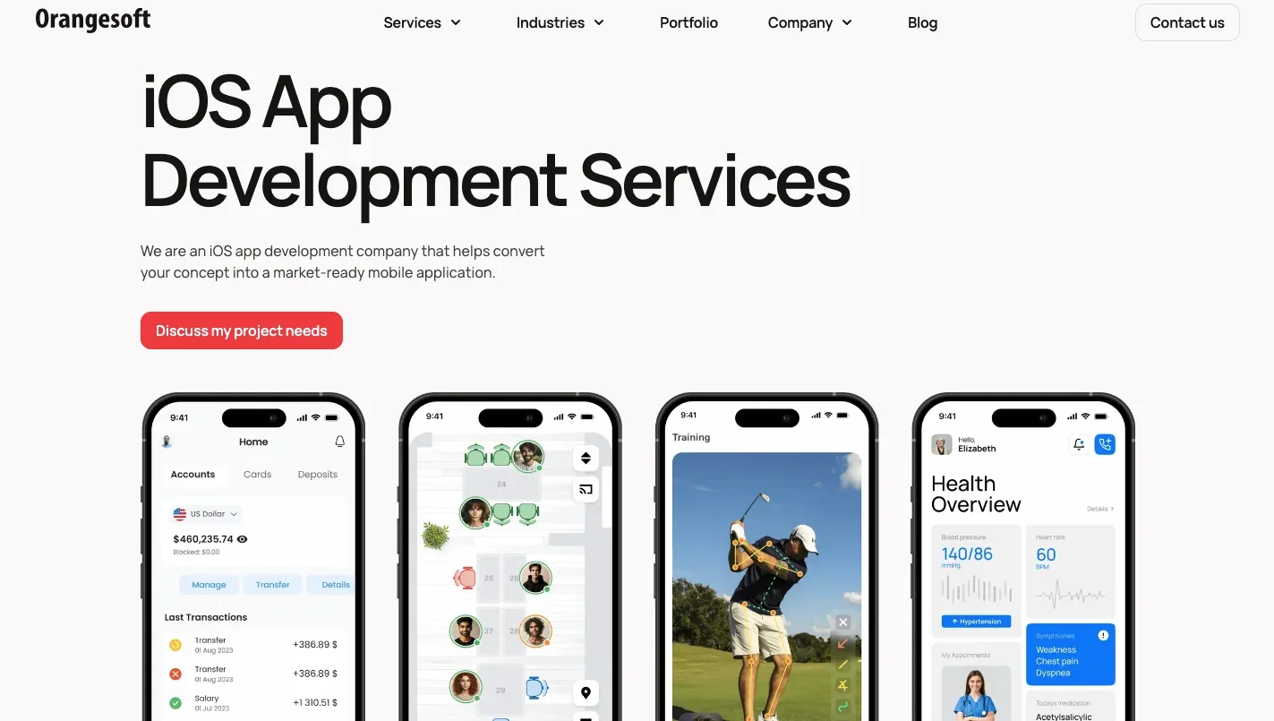 Orangesoft_service page
