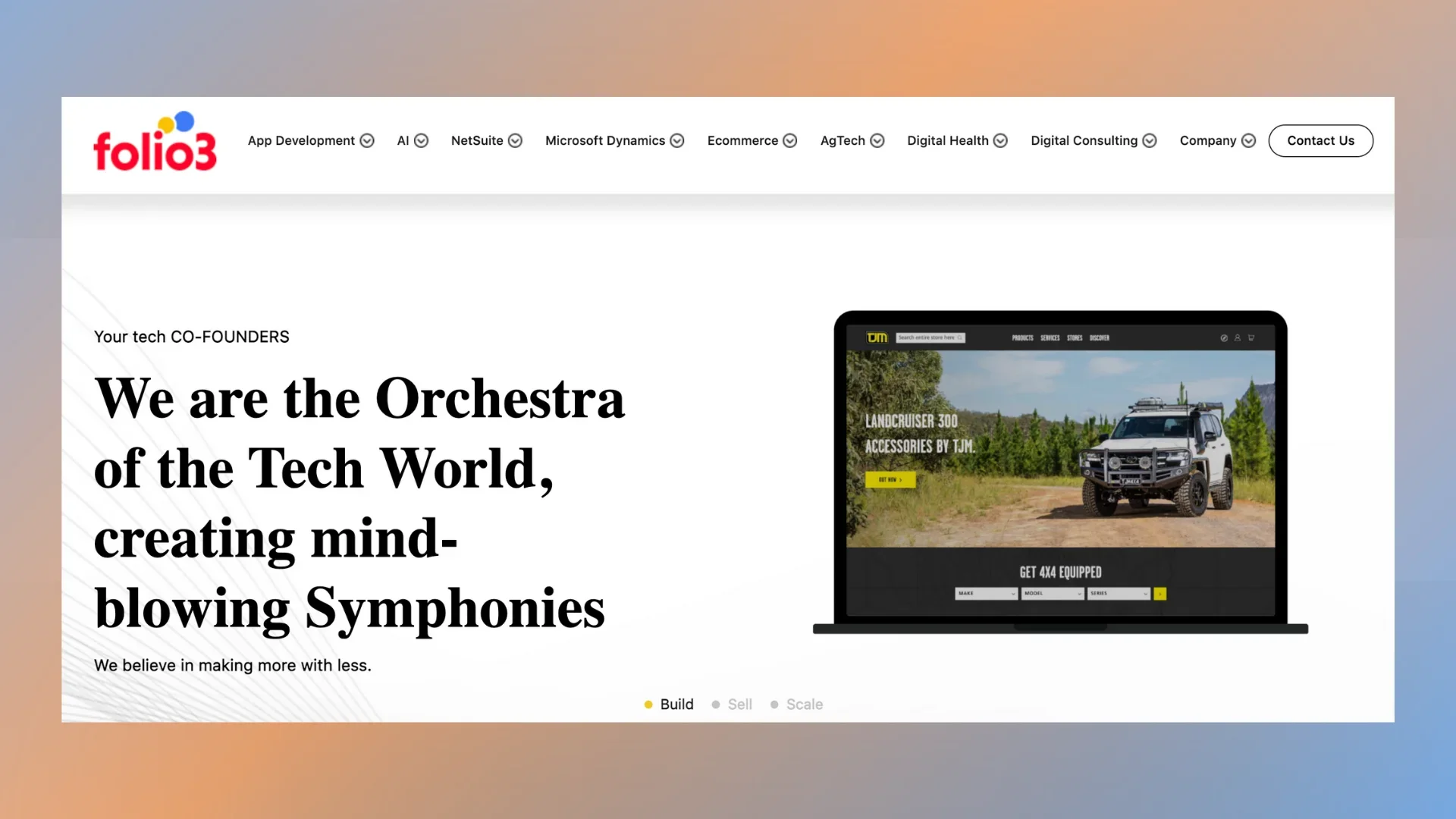 Folio3 home page