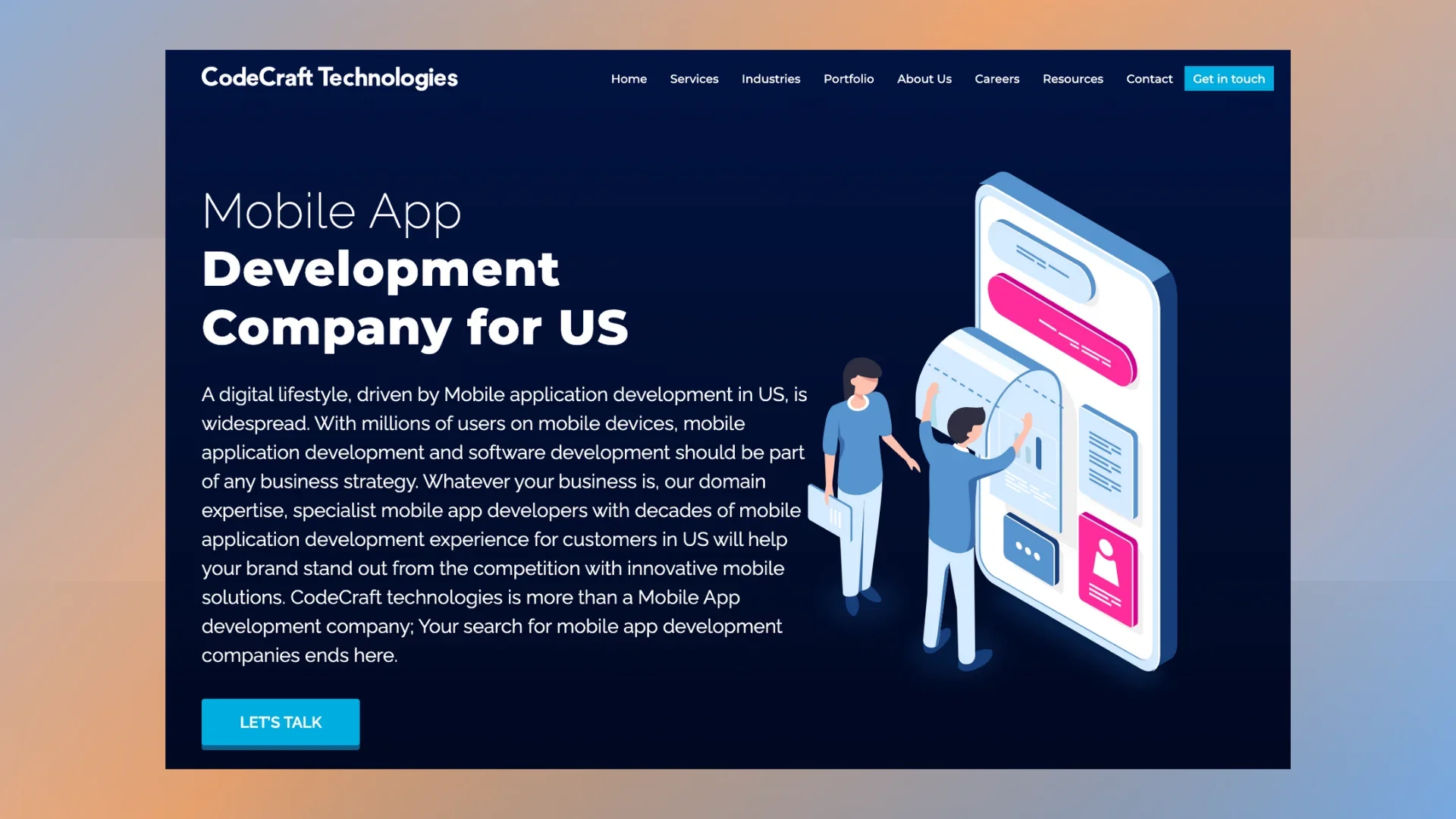CodeCraft Technologies home page