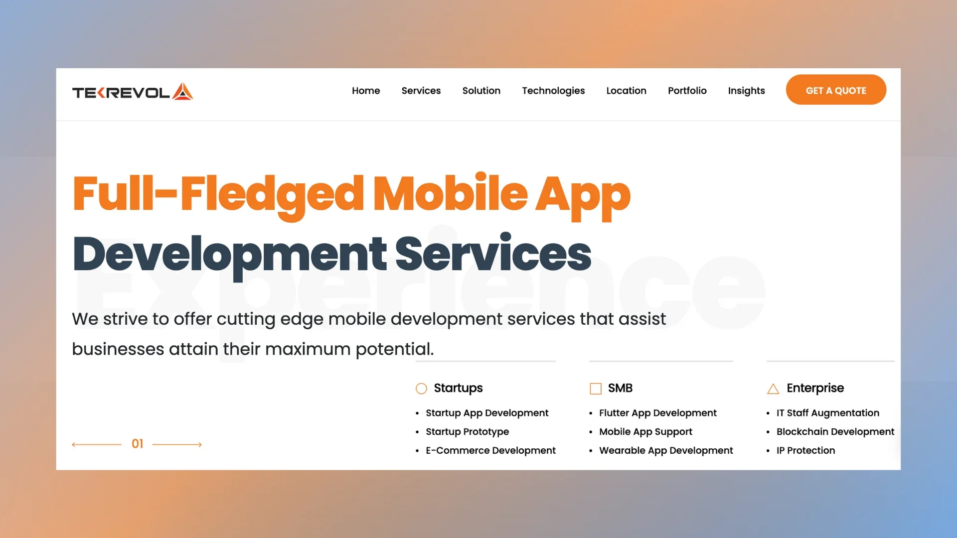 Tekrevol home page