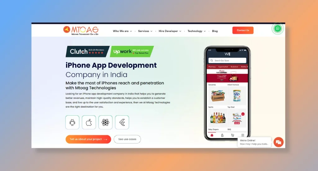 Mtoag Technologies - End-to-End iOS Development