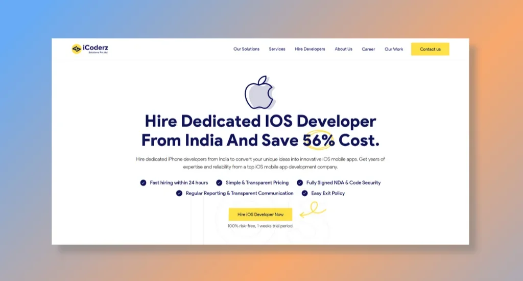 iCoderz - Custom Offshore iOS Development Services