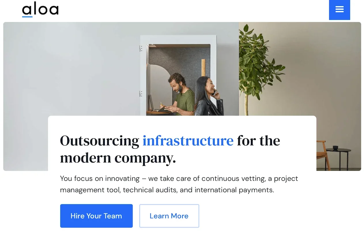 Aloa's homepage