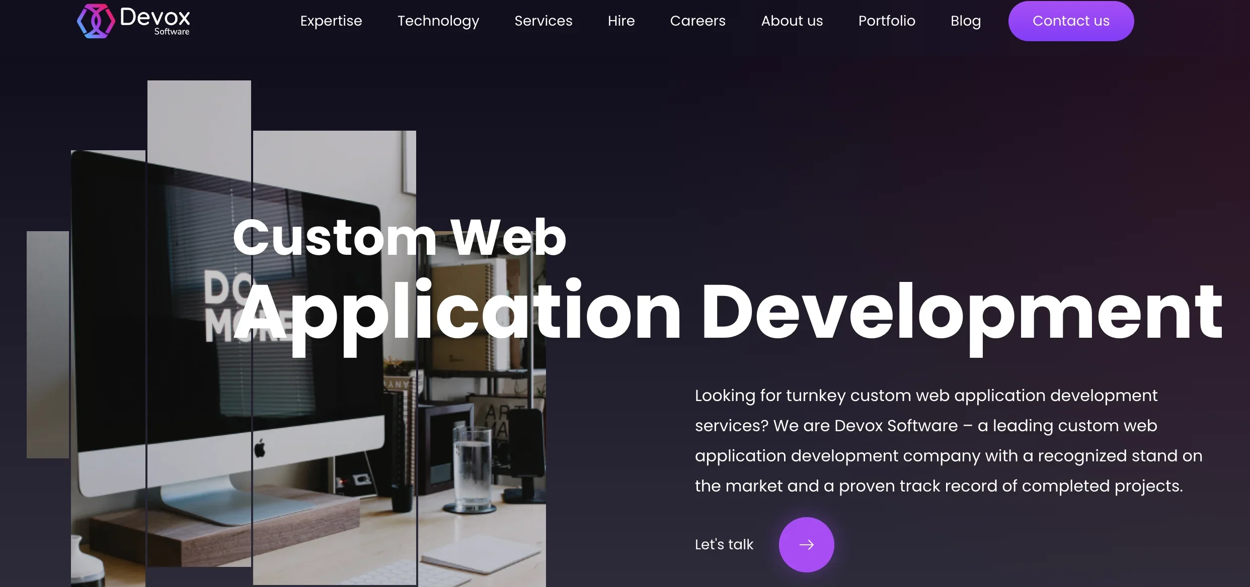 Devox homepage