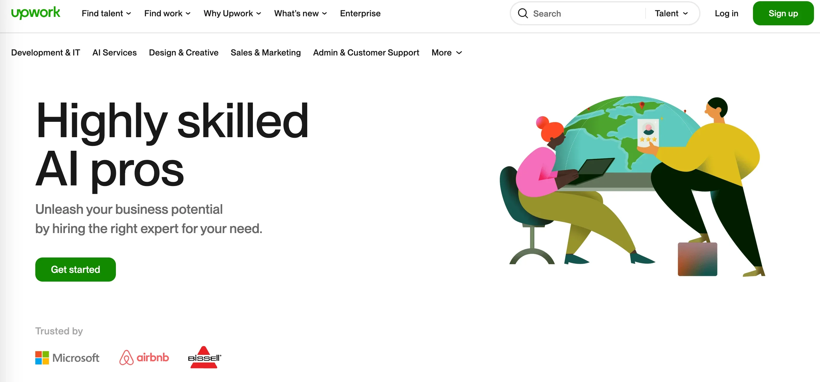 Upwork - Truly Global Talent Pool and  Freelance Marketplace
