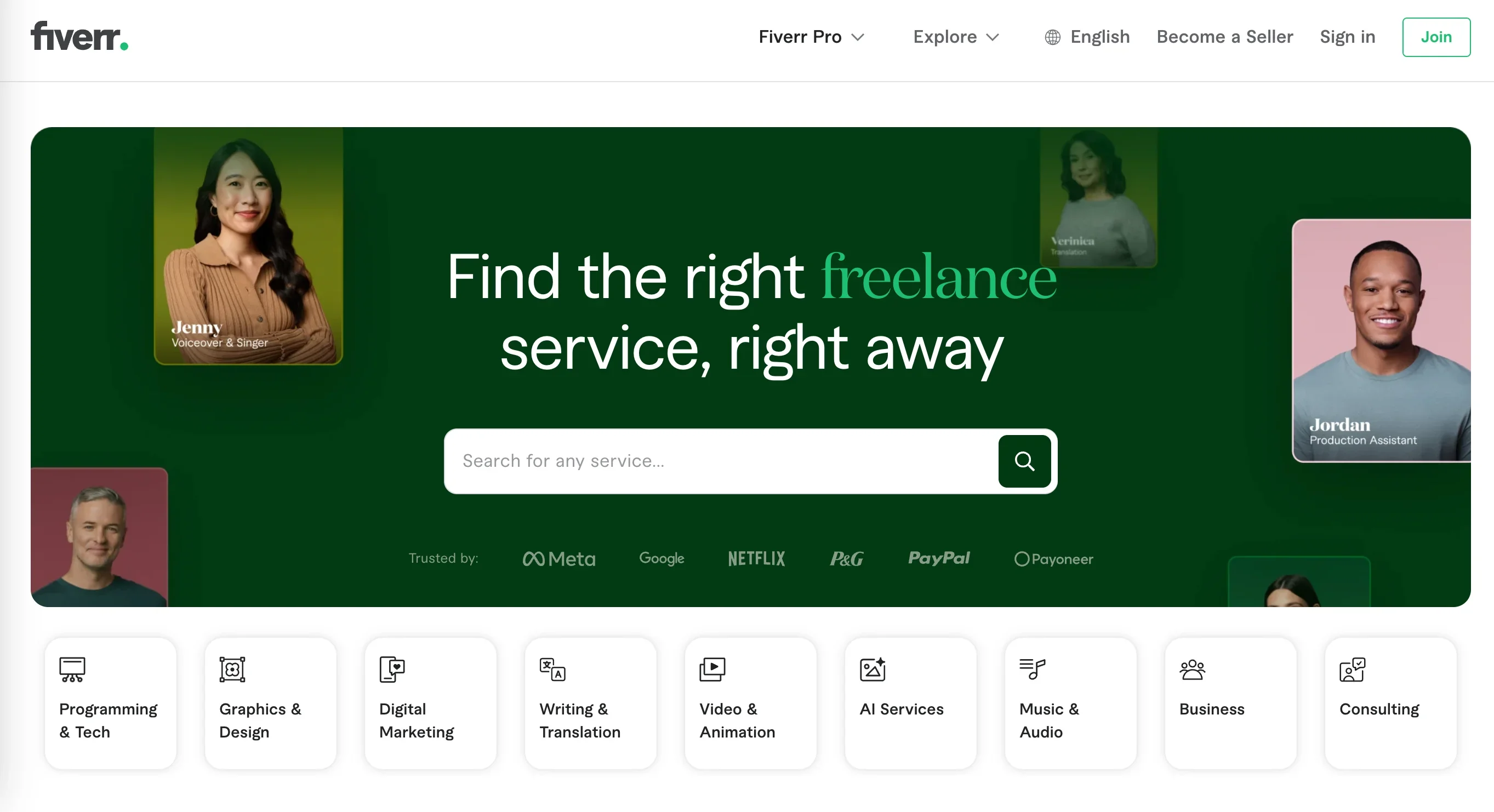 Fiverr - Skilled Remote Developers for Every Budget