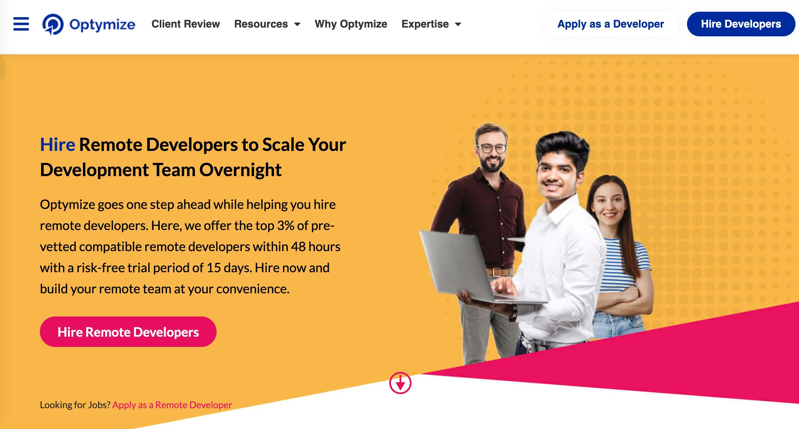 Optymize - Affordable Remote Developer Recruitment Agency