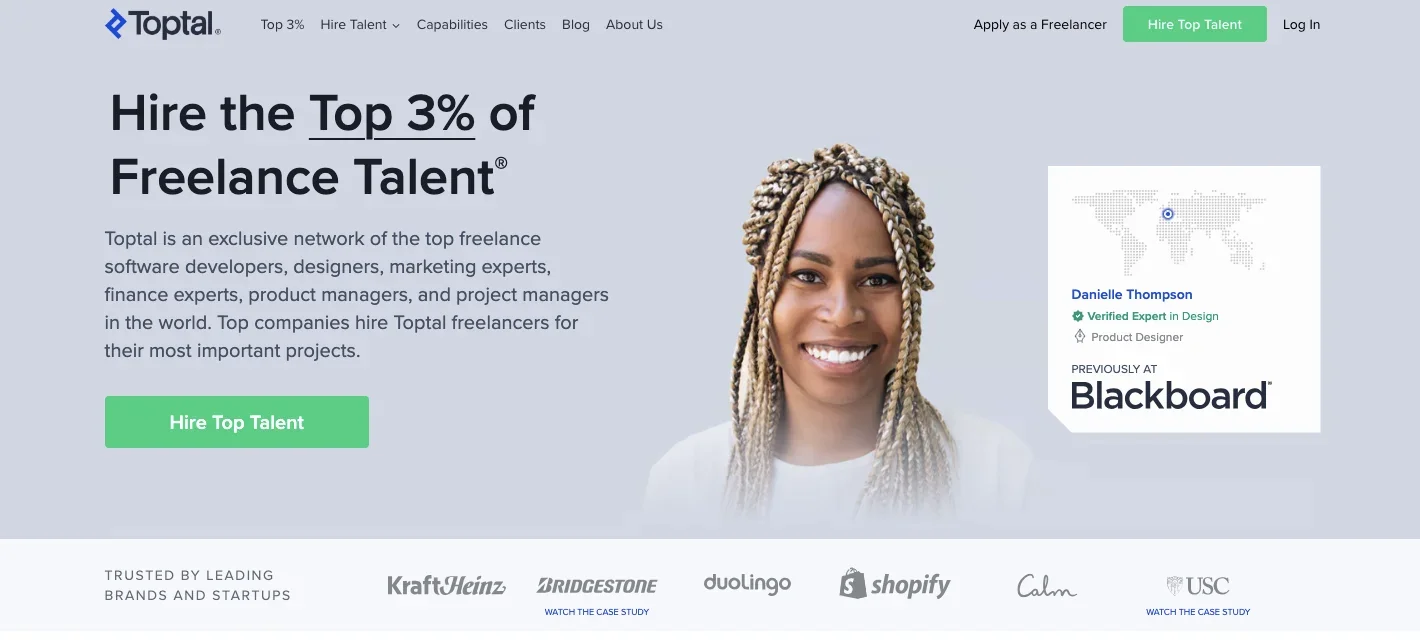Toptal - Exclusive Access To The Top Talent