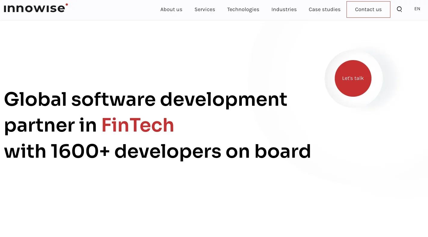 Innowise - Globally Recognized Platform to Hire Website Developer Experts