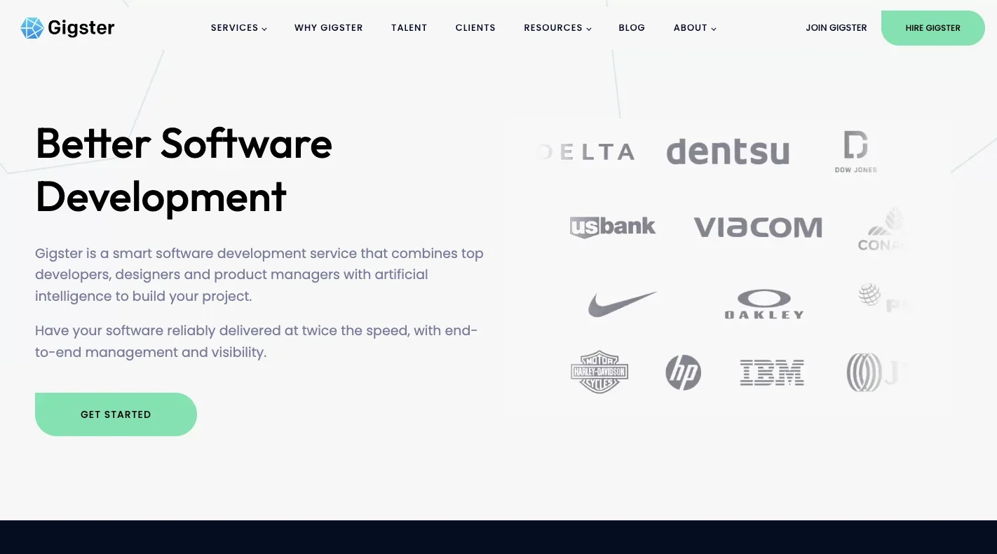 Gigster - Best Option Complex Web Development Needs