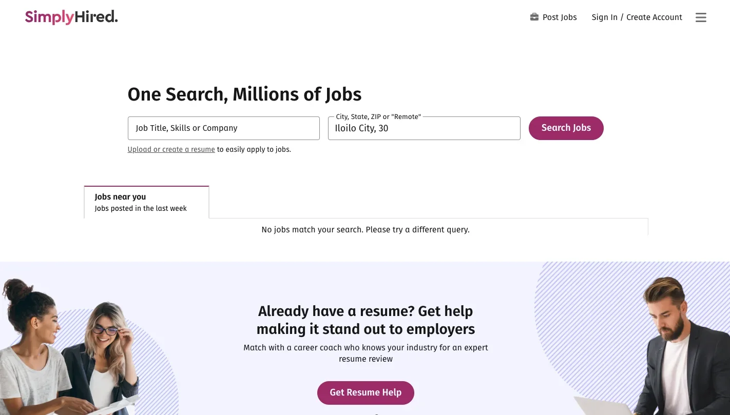 SimplyHired - Pay Less For Great Web Developers